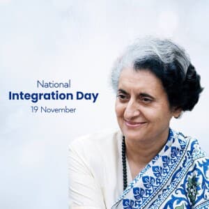 National Integration Day illustration