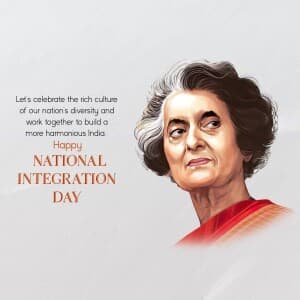 National Integration Day graphic