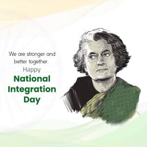 National Integration Day banner