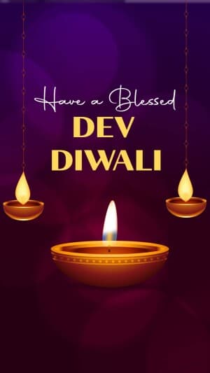 Dev Diwali Insta Story Images illustration