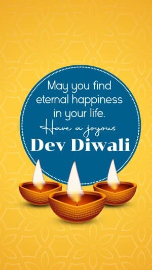 Dev Diwali Insta Story Images video