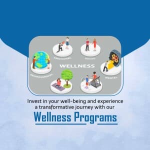 Wellness promotional template