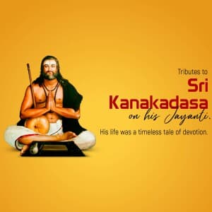 kanakadasa Jayanti image