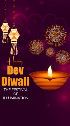 Dev Diwali Insta Story Images poster