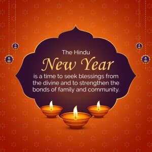 Importance of New Year poster