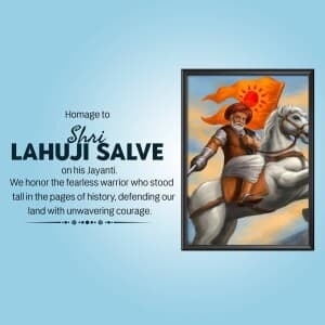 Lahuji Raghoji Salve Jayanti image