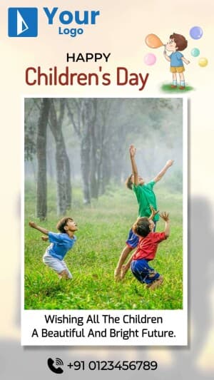 Children's day Template poster