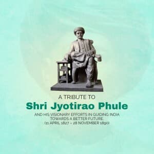 Jyotirao Phule Punyatithi illustration