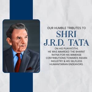J. R. D. Tata Punyatithi banner