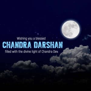 Chandra Darshan marketing flyer