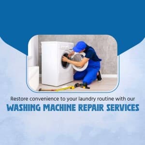 Washing Machine Repair Service flyer