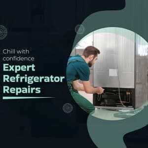 Refrigerator Service business banner