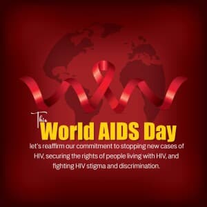 World AIDS Day Facebook Poster