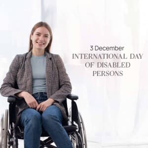 International Day of Persons with Disabilities creative image