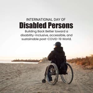 International Day of Persons with Disabilities Facebook Poster
