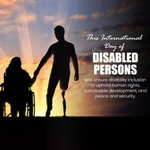 International Day of Persons with Disabilities Instagram Post