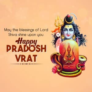 Pradosh Vrat event poster