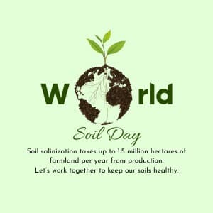 World Soil Day event advertisement