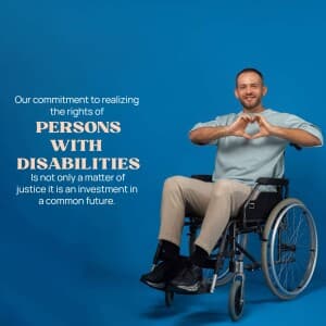 International Day of Persons with Disabilities poster Maker