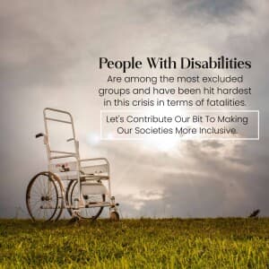 International Day of Persons with Disabilities event advertisement