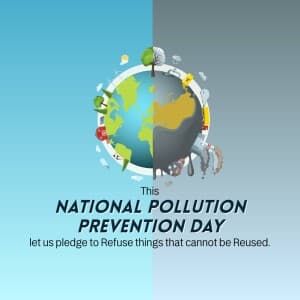 Pollution Prevention Day whatsapp status poster