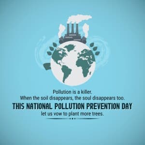 Pollution Prevention Day Facebook Poster