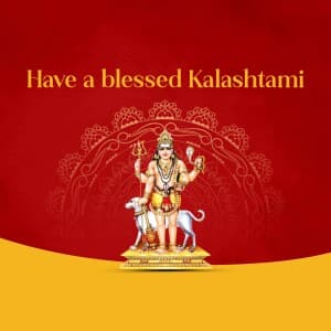 Kalashtami marketing flyer