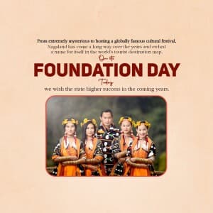 Nagaland Foundation Day illustration