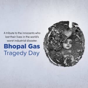 Bhopal Gas Tragedy Day graphic