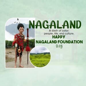 Nagaland Foundation Day graphic