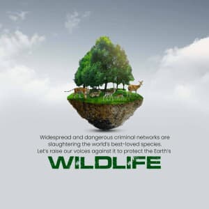 Wildlife Conservation Day illustration