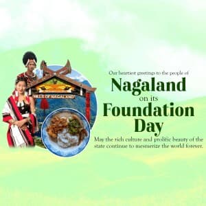 Nagaland Foundation Day flyer