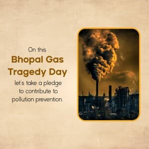 Bhopal Gas Tragedy Day banner