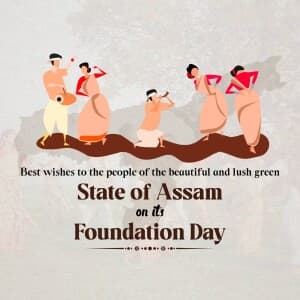 Assam Foundation Day banner