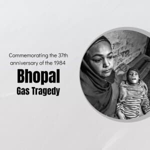 Bhopal Gas Tragedy Day event poster