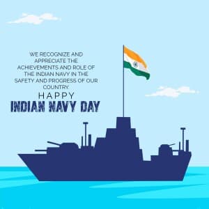 Indian Navy Day creative image