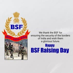 BSF Raising Day creative image