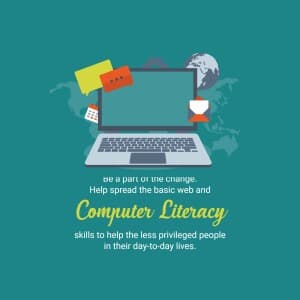 Computer Literacy Day Instagram Post
