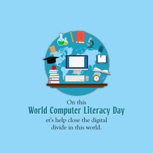 Computer Literacy Day poster Maker