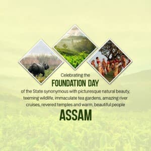 Assam Foundation Day post