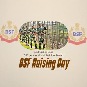 BSF Raising Day poster Maker