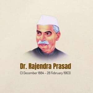 Dr. Rajendra Prasad Jayanti illustration