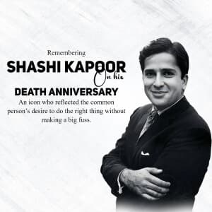 Shashi Kapoor Punyatithi banner