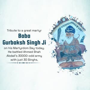 Baba Gurbaksh Singh Martyrdom Day image