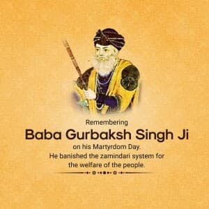 Baba Gurbaksh Singh Martyrdom Day post