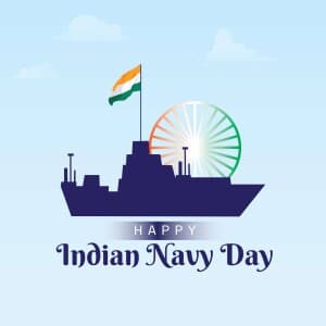 Indian Navy Day poster Maker