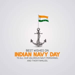 Indian Navy Day event advertisement