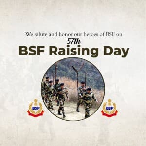 BSF Raising Day event poster