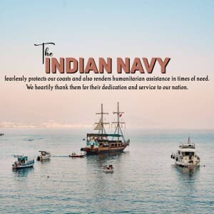Indian Navy Day illustration