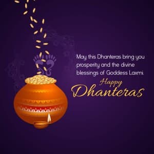 Dhanteras advertisement banner